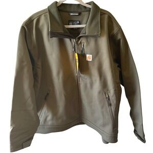 Carhartt Crowley Rain Defender Heavyweight Softshell Jacket Moss OJ2199 Mens 2XL